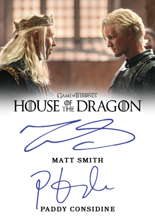 Dual Autograph card signed by smith and Considine