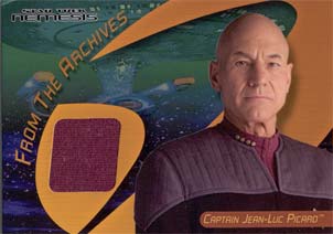 Star Trek 40th Anniv Captain Picard Costume Card C33A