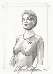 Unreleased Sketchafex Card of 7 of 9 by Monte Moore