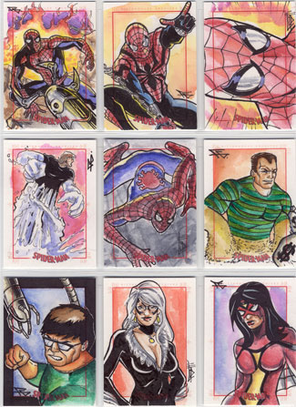 Spider-Man Archives Sketch card by Flavio Gatti