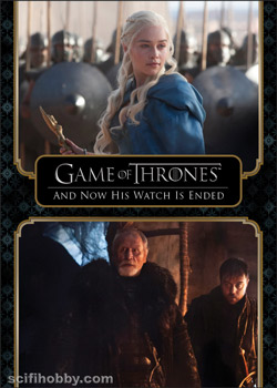And Now His Watch Is Ended Base card