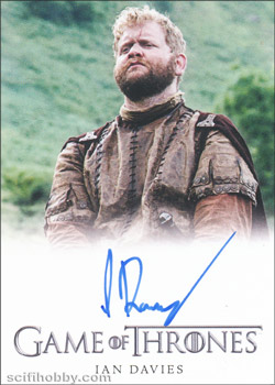Ian Davies as Morgan Other Autograph card