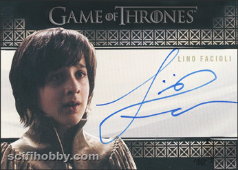 Lino Facioli as Robin Arryn Other Autograph card