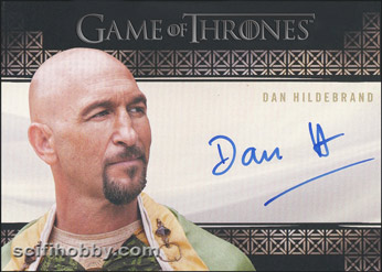Dan Hildebrand as Kaznys Mo Laknoz Other Autograph card