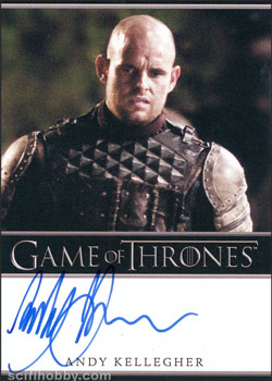 Andy Kellegher as Polliver Other Autograph card