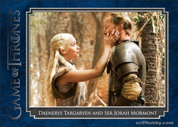 Daenerys Targaryen and Ser Jorah Mormont Rittenhouse Rewards Card
