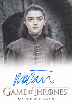 Maisie Williams as Arya Other Autograph card