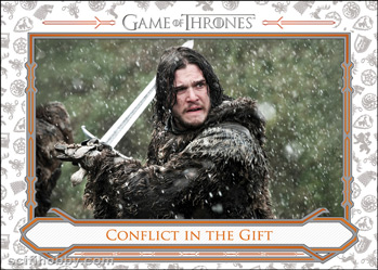 Conflict in the Gift Game of Thrones Battles card