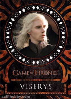 Viserys Targaryen Game of Thrones Laser card