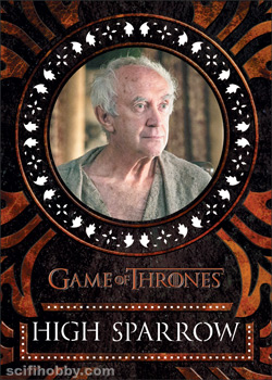 High Sparrow Game of Thrones Laser card