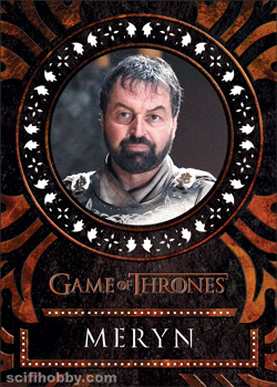 Ser Meryn Trant Game of Thrones Laser card