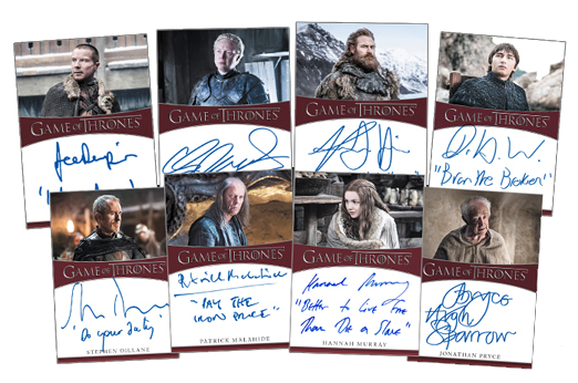 Selection of Inscription Autograph Cards
