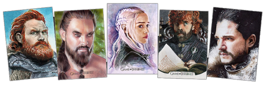 Selection of Sketch cards