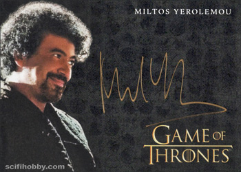 Miltos Yerolemou as Syrio Forel Other Autographs