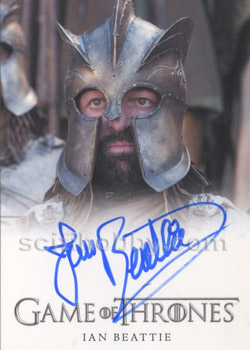 Ian Beattie as Meryn Trant Autograph card