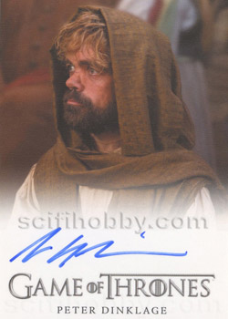 Peter Dinklage as Tyrion Lannister Autograph card