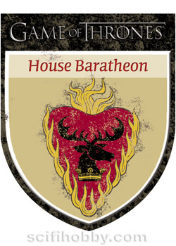 House Baratheon Die-Cut Shield Card Case Toppers