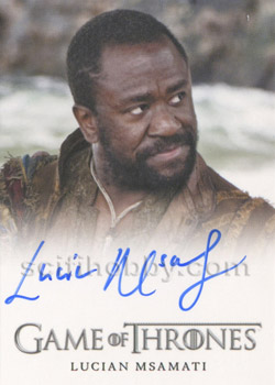 Lucian Msamati as Salladhor Saan Autograph card