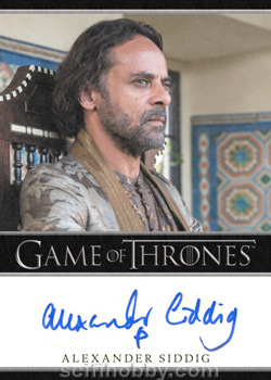 Alexander Siddig as Doran Martell Autograph card