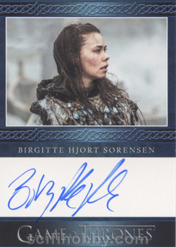 Birgitte Hjort Sorensen as Karsi Autograph card