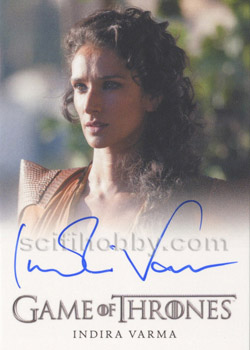 Indira Varma as Ellaria Sand Autograph card