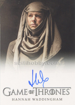 Hannah Waddingham as Septa Unella Autograph card