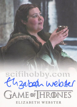 Elizabeth Webster as Walda Bolton Autograph card