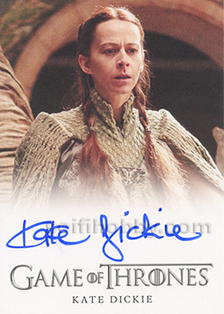 Kate Dickie as Lysa Arryn Autograph card