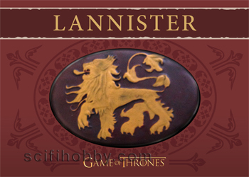House Lannister Shield/Pin card