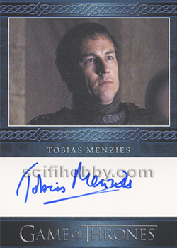 Tobias Menzies as Edmure Tully Autograph card
