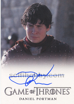 Daniel Portman as Podrick Payne Autograph card