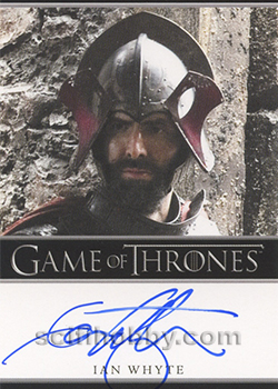 Ian Whyte as Gregor Clegane Autograph card