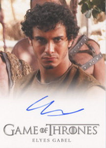 Elyes Gabel as Rakharo Autograph card