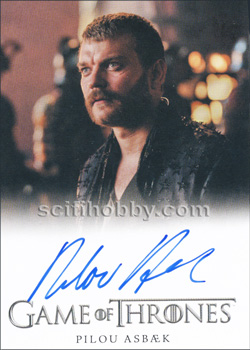 Pilou Asbaek as Euron Greyjoy Autograph card