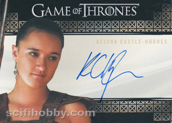 Keisha Castle-Hughes as Obara Sand Autograph card
