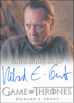 Richard E. Grant as Izembaro Autograph card
