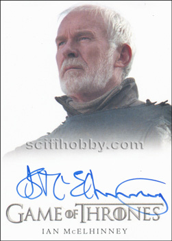 Ian McEIhinney as Ser Barristan Selmy Autograph card