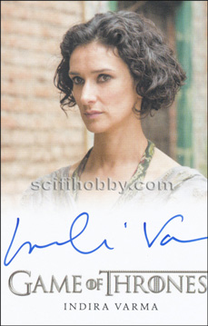 Indira Varma as Elaria Sand Autograph card
