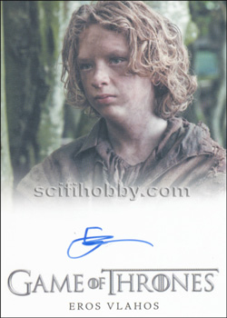 Eros Vlahos as Lommy Greenhands Autograph card
