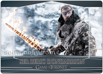 Ser Beric Dondarrion Valyrian Steel Expansion Metal card