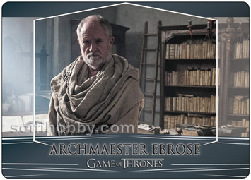 Archmaester Ebrose Valyrian Steel Expansion Metal card