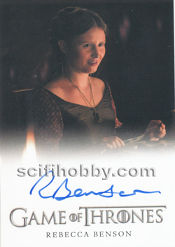 Rebecca Benson as Talla Tarly Autograph card