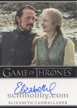 Elizabeth Cadwallader as Lollys Stokeworth Autograph card