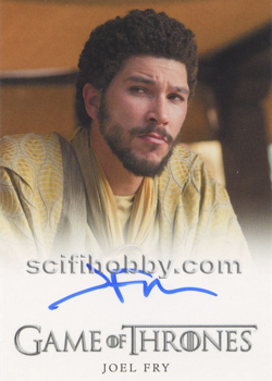 Joel Fry as Hizdahr zo Loraq Autograph card