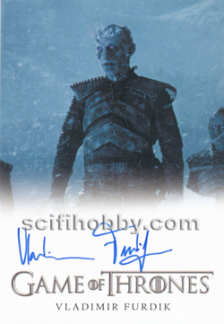Vladimir Furdik as Night King Autograph card