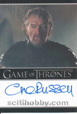 Clive Russell as Ser Brynden Tully Autograph card