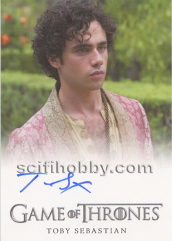 Toby Sebastian as Trystane Martell Autograph card