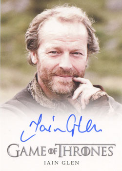 Iain Glen as Ser Jorah Mormont Autograph card