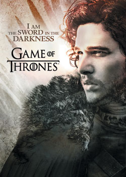 Jon Snow Game of Thrones Gallery card