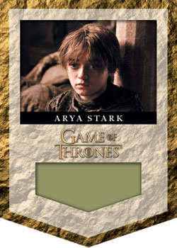 Arya Stark Game of Thrones Relic card